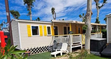 Mobil Home 8 Personnes Dans Camping Avec Piscine,animaux Acceptés