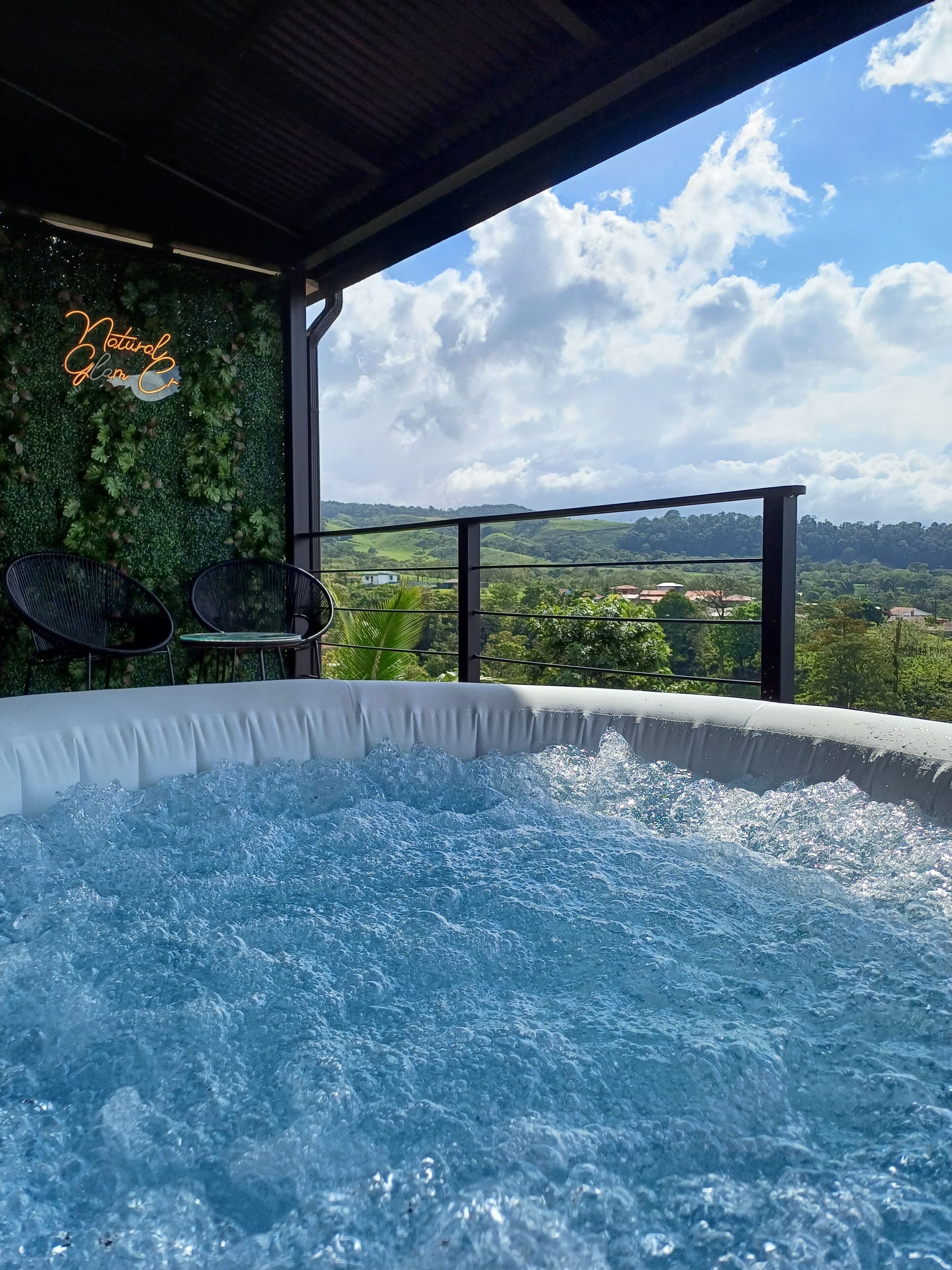 Idromassaggio all'aperto