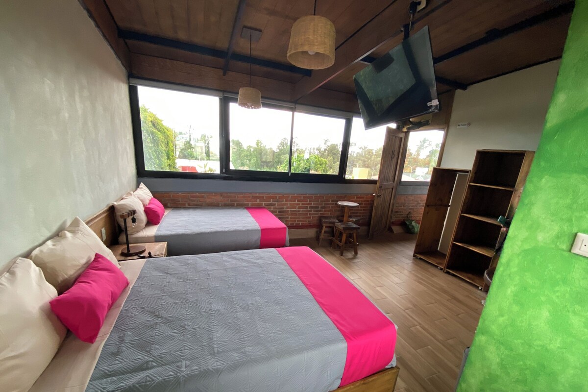 Deluxe Double Room, Courtyard View | Down comforters, iron/ironing board (on request), WiFi (free)