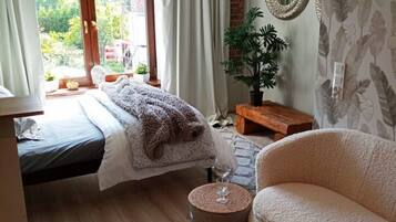 1 chambre, fer et planche à repasser, Wi-Fi, draps fournis