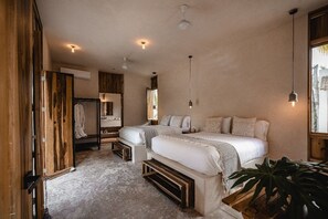 Deluxe Double Room, Terrace, Courtyard View | Premium bedding, minibar, individually decorated, free WiFi - Casa Kacaya (Espita)