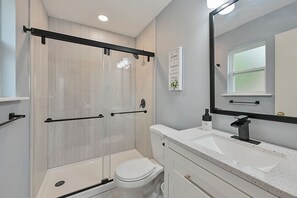 Hair dryer, towels