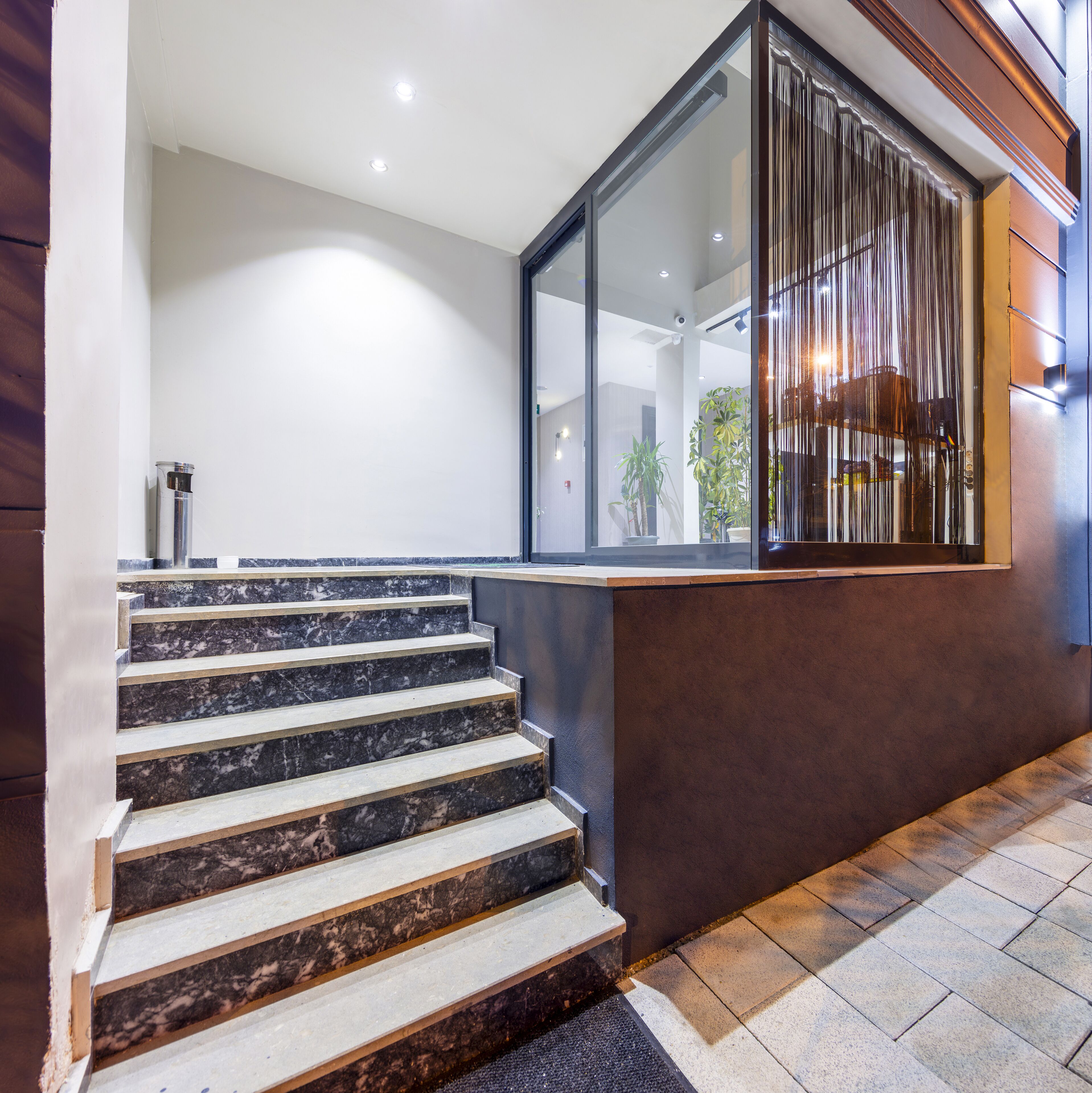 Front of property - evening/night