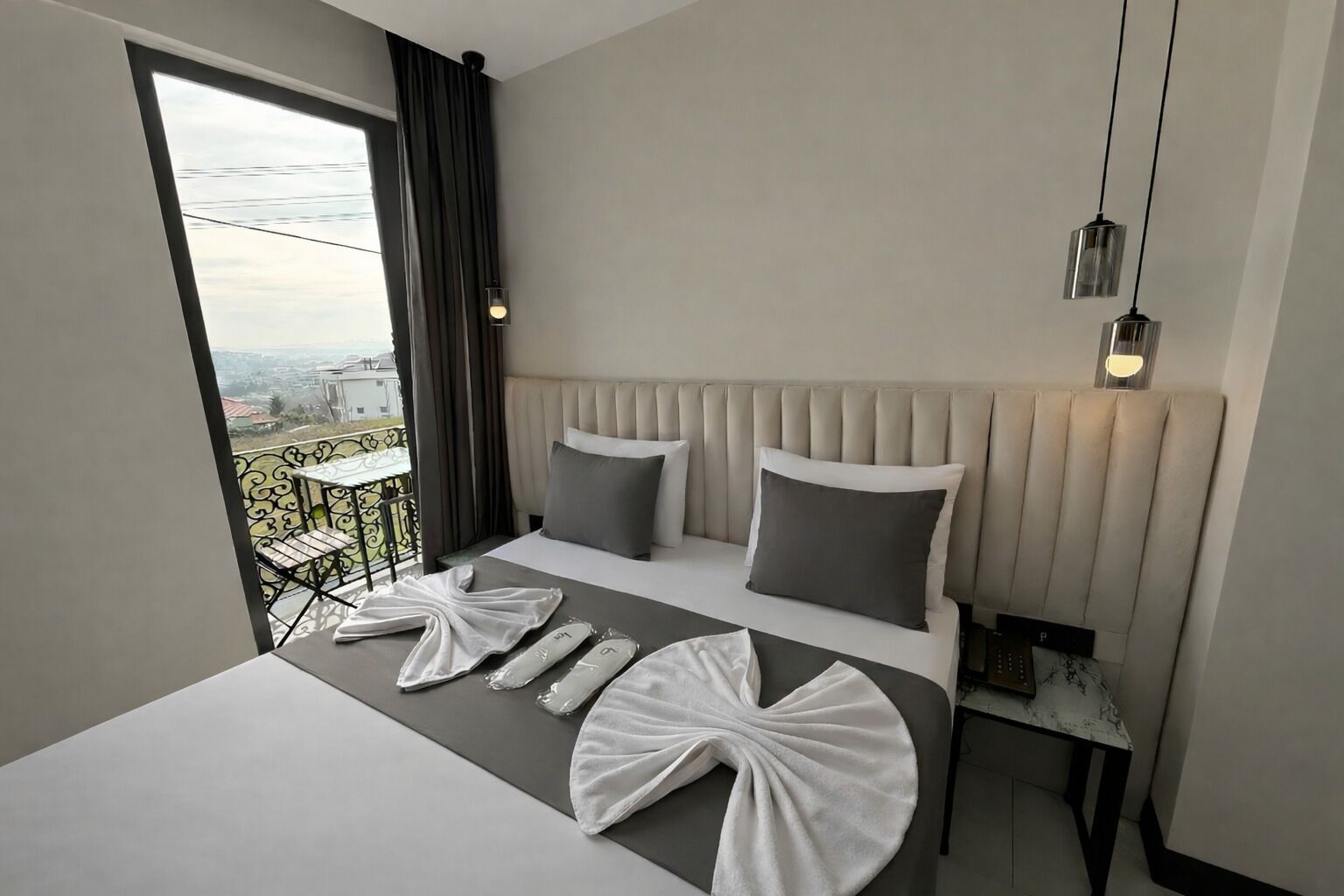 Quarto casal luxo, sacada | Sacada