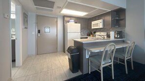 Fridge, microwave, oven, stovetop - Ocean Front Resort w/ Beachfront Pool & Beach Access - 2 Bedroom Unit (Ormond Beach)