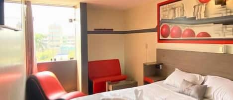 Habitación básica doble | 1 habitación, wifi gratis y ropa de cama