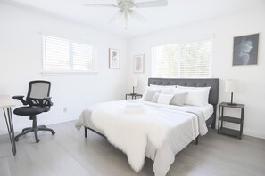 2 soveværelser, strygejern/strygebræt, internetforbindelse, sengetøj