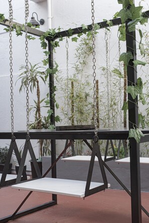 Standardfællessovesal - mænd/kvinder | Terrasse/gårdhave
