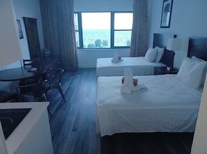 1 室のベッドルーム、アイロン / アイロン台、WiFi (無料)、ベッドシーツ