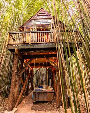 Exterior - Alpaca Treehouse in the Bamboo Forest (Atlanta)