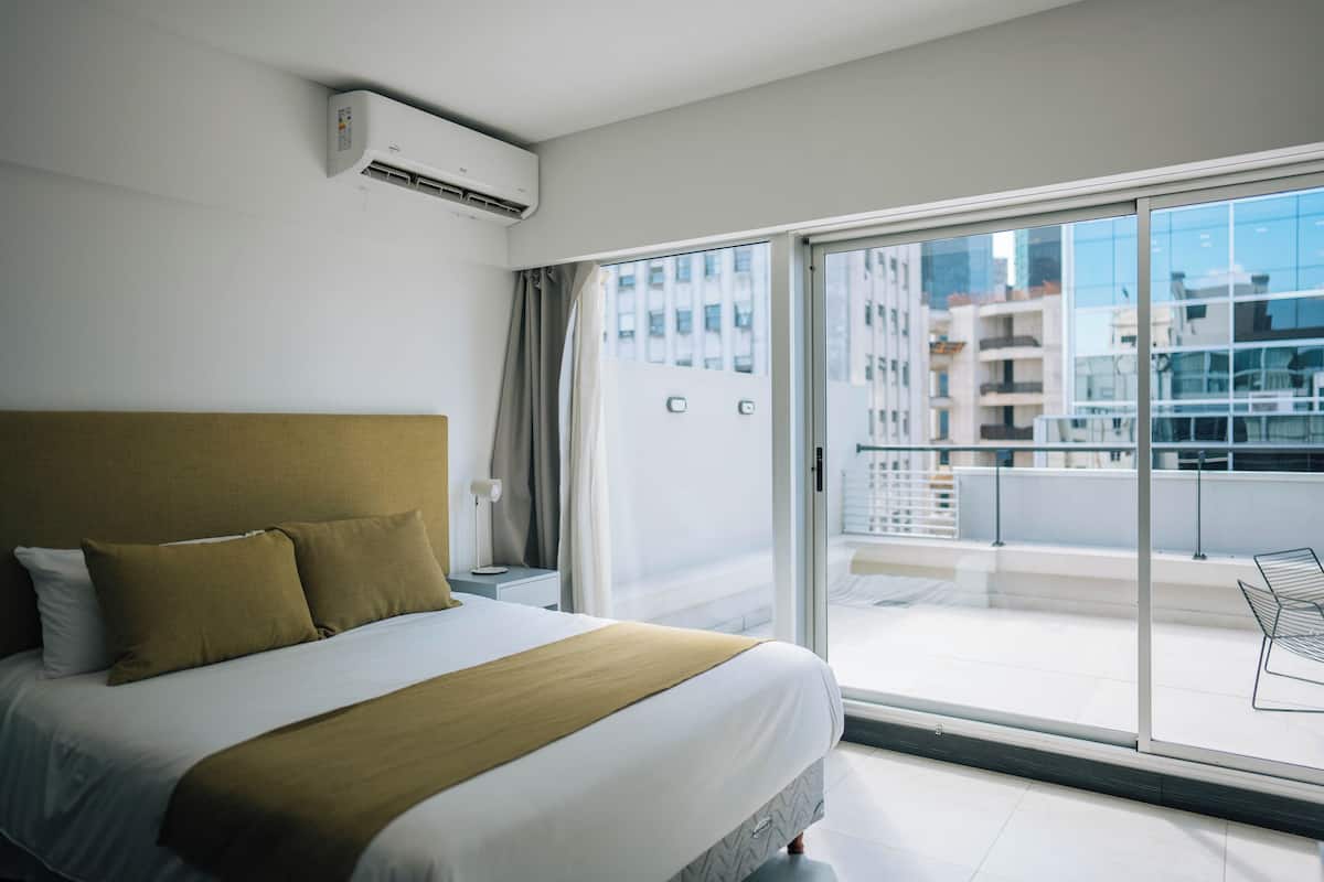 Premium appartement | 1 slaapkamer, verduisterende gordijnen, gratis wifi, beddengoed