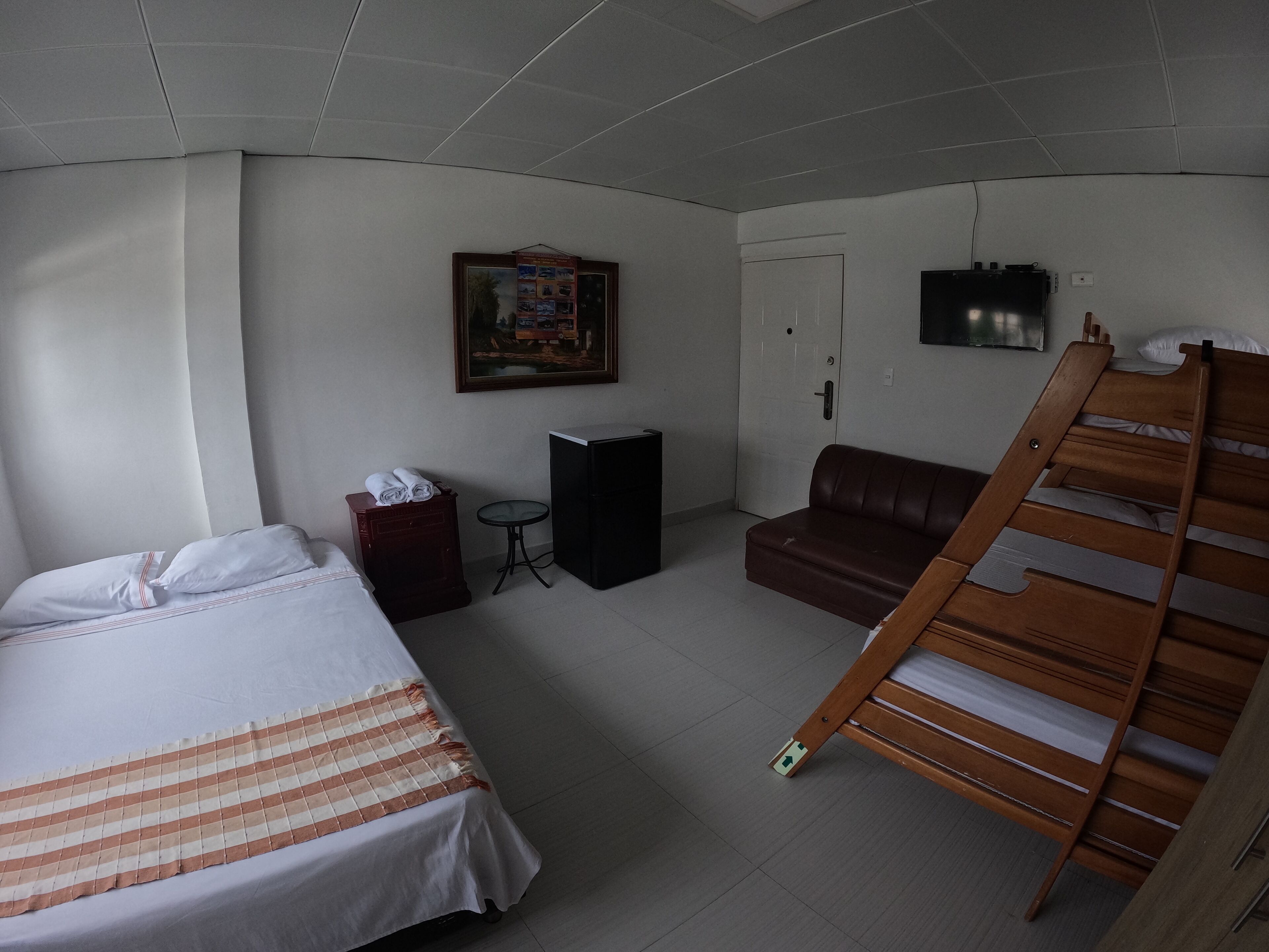 family room, multiple beds, ensuite | iron/ironing board, free wifi, bed sheets