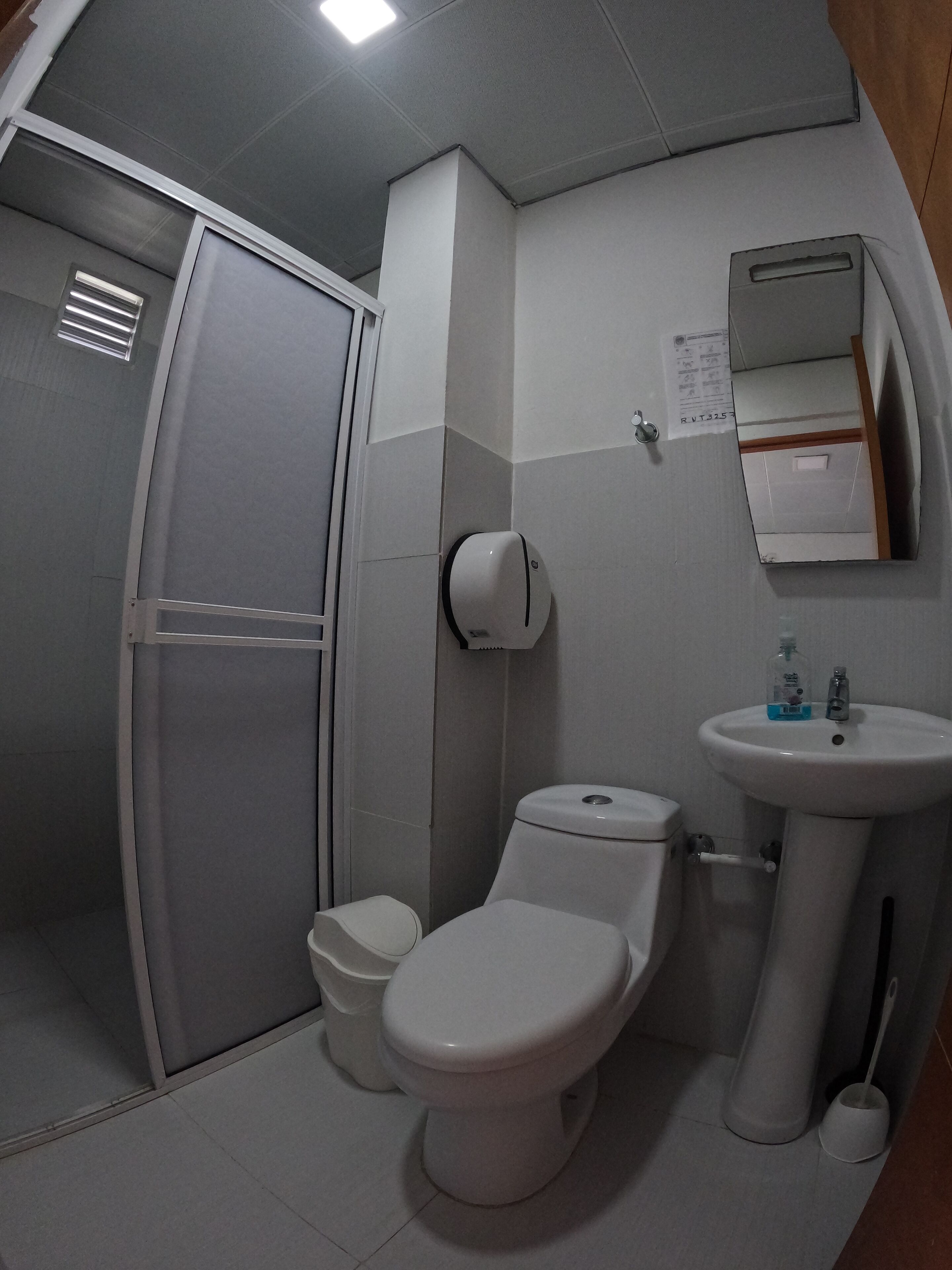 triple room, ensuite | bathroom | shower, towels