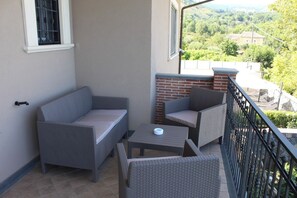 Camera Matrimoniale Deluxe con balcone, vista mare | Terraza o patio