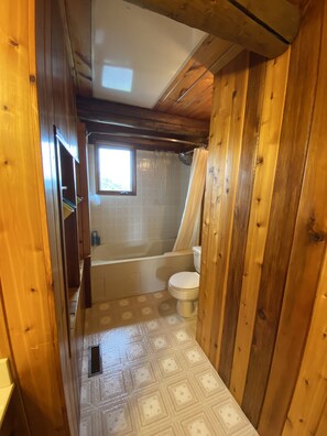 Dusche, Handtücher, Toilettenpapier