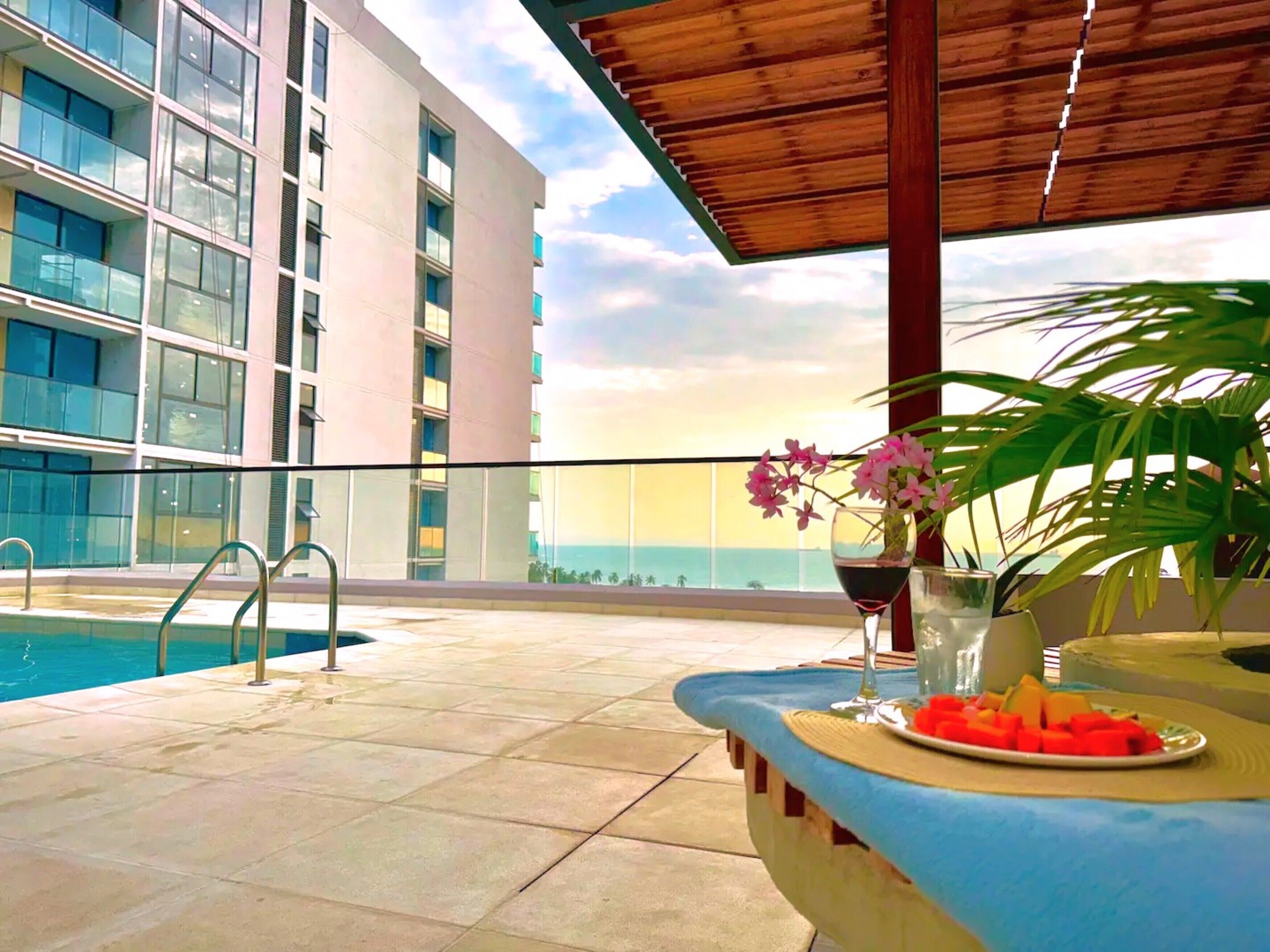 Alberca al aire libre 