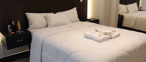 Free WiFi, bed sheets