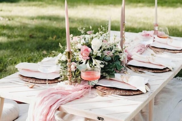Espace banquet en plein air