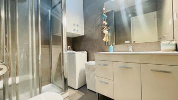 Dusche, Handtücher