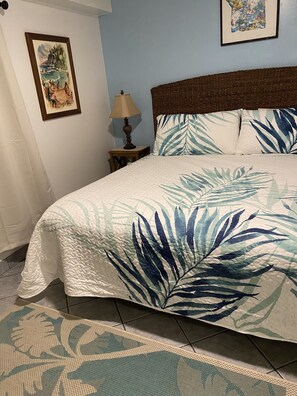 1 室のベッドルーム、アイロン / アイロン台、WiFi (無料)、ベッドシーツ