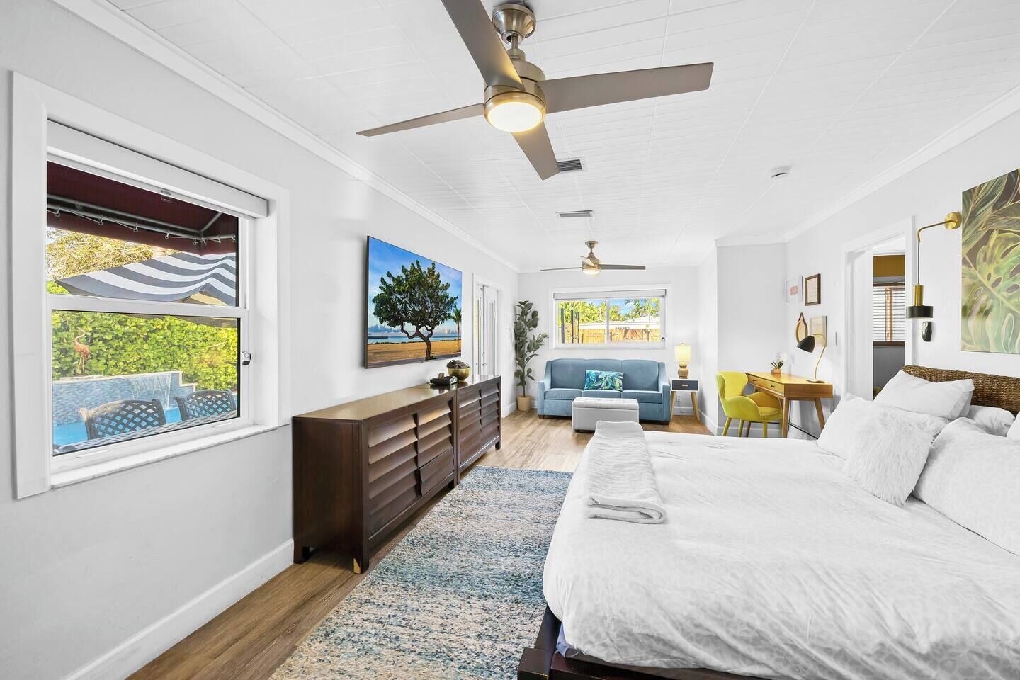 3 soverom, skrivebord, strykejern/-brett og wi-fi (inkludert)