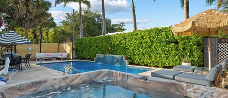 Außenpool, beheizter Pool