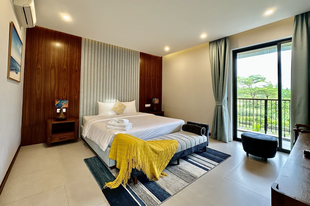 Vila com design assinado | 3 quartos, cofres nos quartos, individualmente decorados