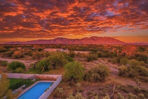 Outdoor pool - Newly renovated pool at the Modern Western Villa! (Tucson)