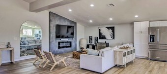 Newly renovated pool at the Modern Western Villa!
