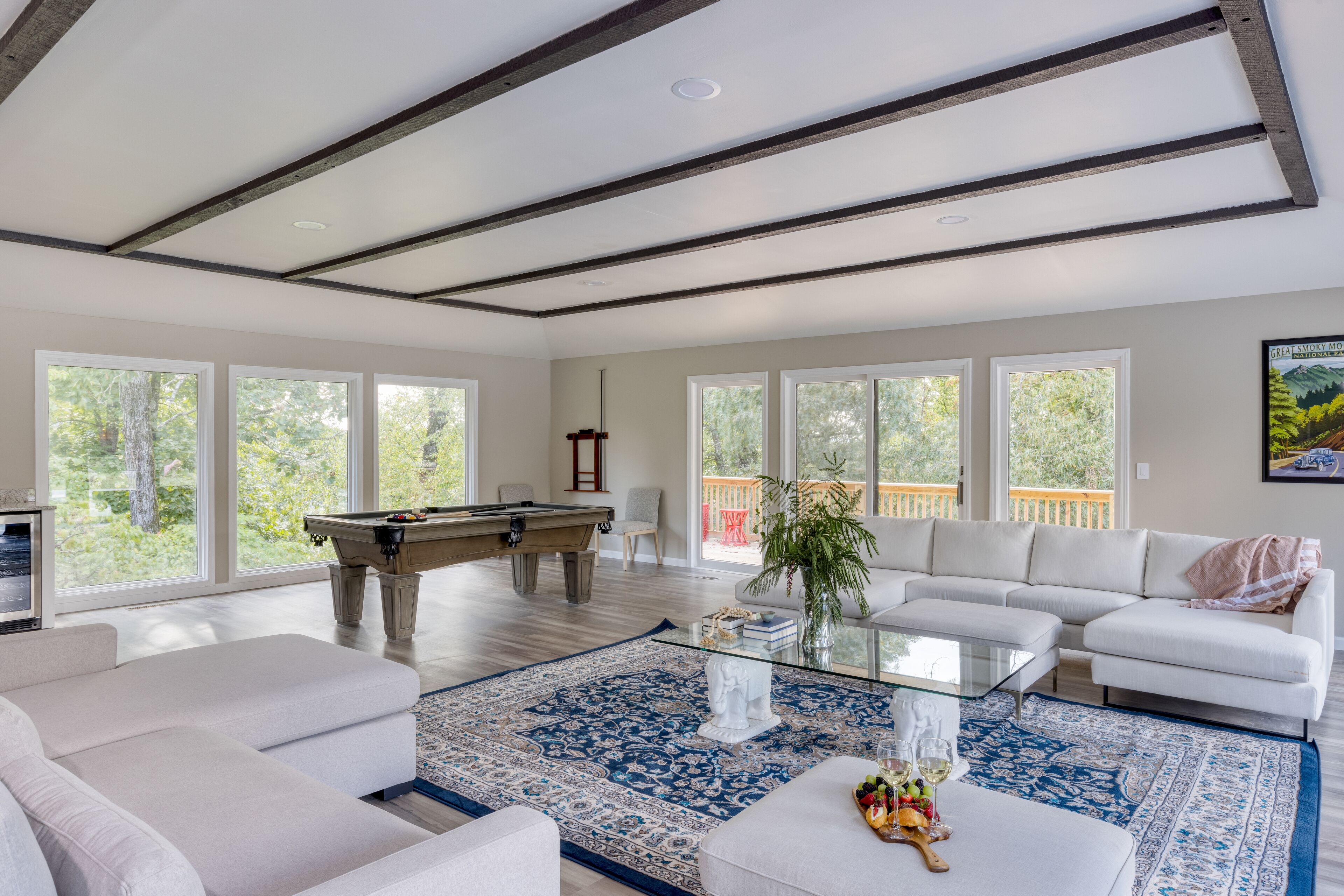 TV connectée, cheminée