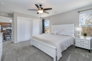 Iron/ironing board, travel cot, WiFi, bed sheets
