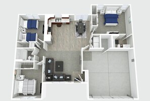Floor plan - BRAND NEW Home away from Home among the Nook (Hamilton)