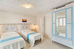 2 soveværelser, sengetøj