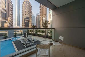 Deluxe-Apartment | Blick vom Balkon