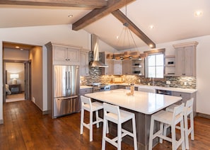 Fridge, microwave, oven, stovetop - Mountainside Vista - Luxury Home with Stunning Views - Ski In / Ski Out! (Granby)