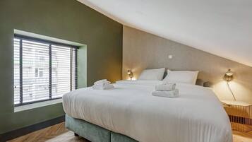 2 slaapkamers, een strijkplank/strijkijzer, wifi, beddengoed