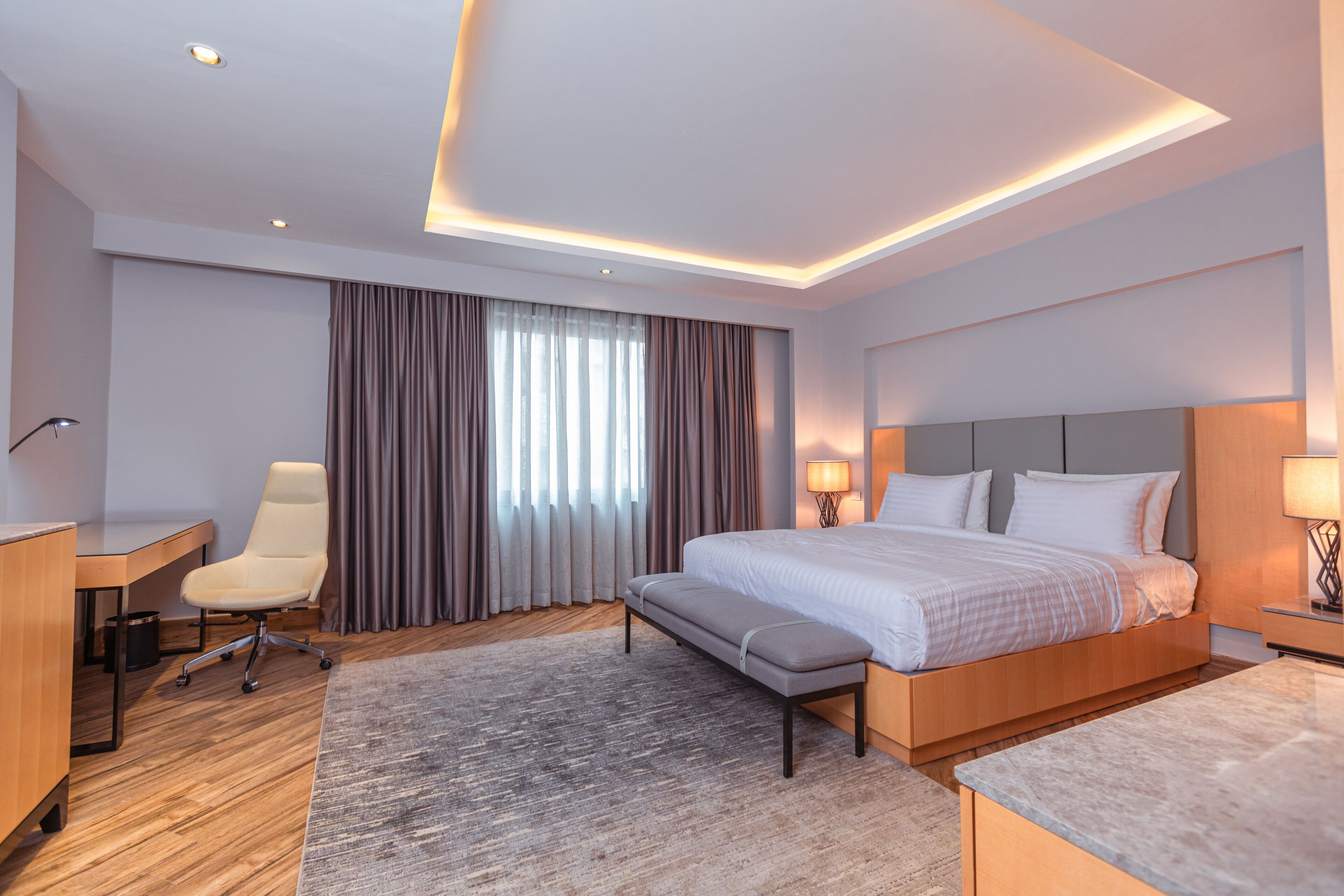 classic apartment, 1 king bed, non smoking, city view | 1 bedroom, desk, soundproofing, free wifi