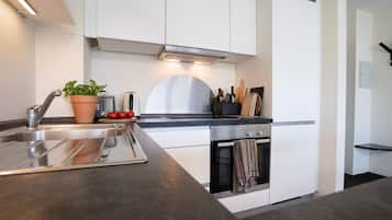 Kühlschrank, Ofen, Herdplatte, Geschirrspüler