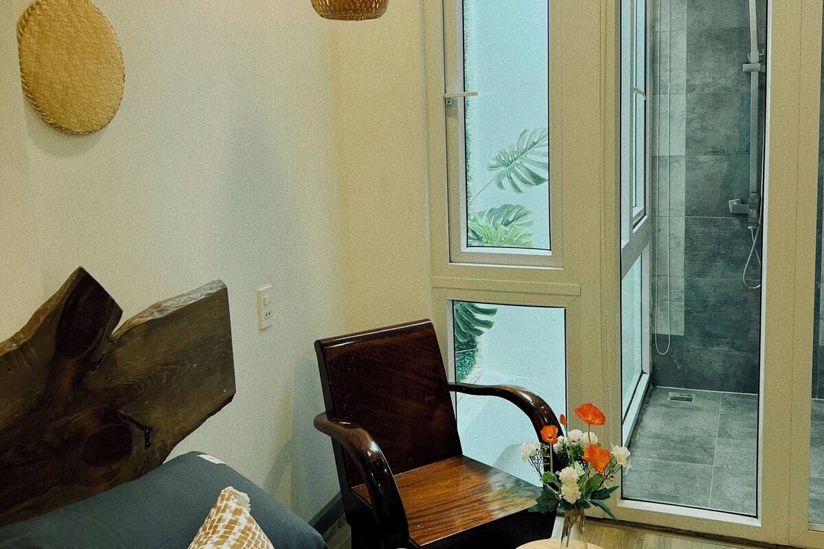 Blackout curtains, iron/ironing board (on request), free WiFi