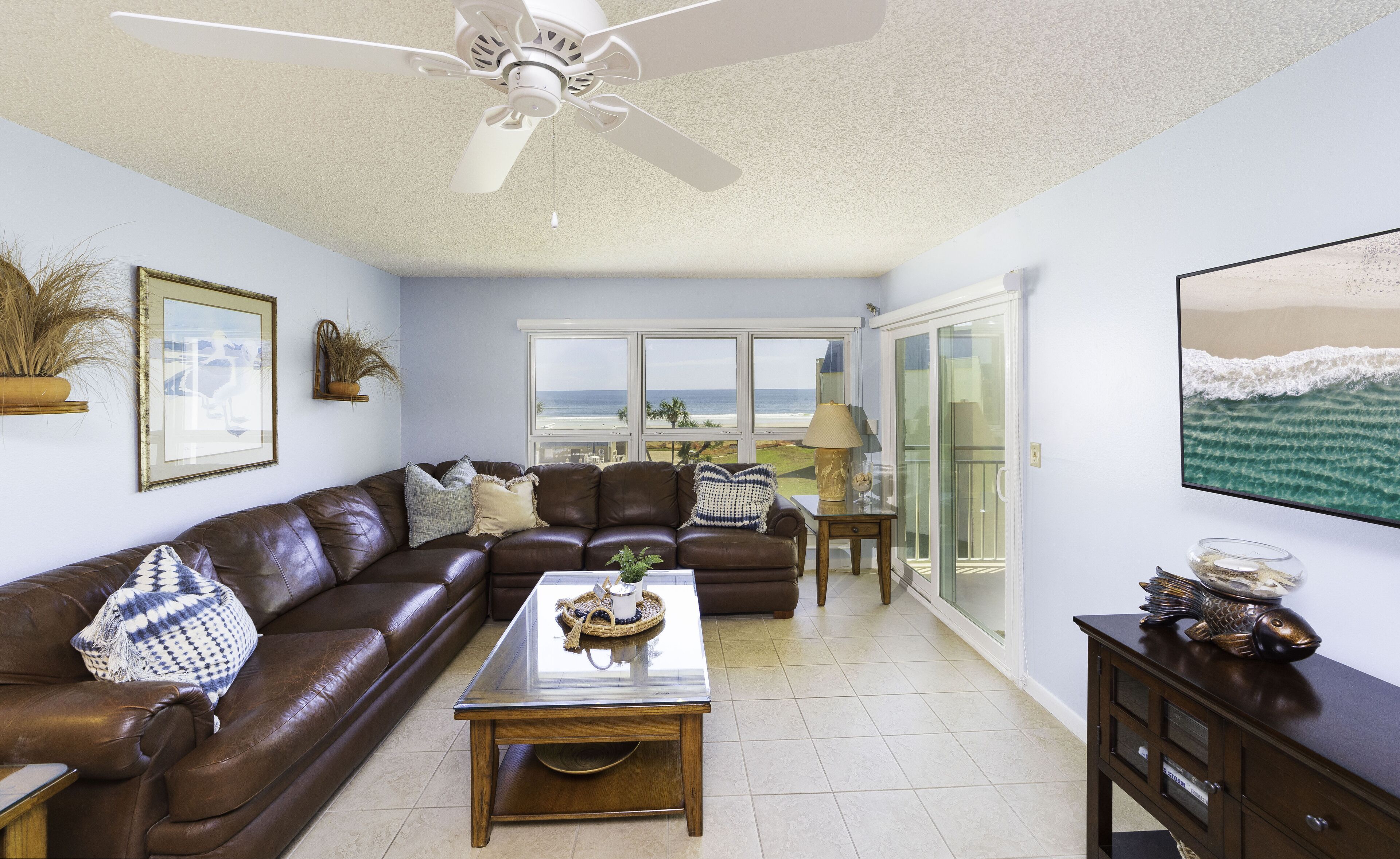 Tradewinds 143:  Ocean View, Steps To Pool, Pristine Beaches - Crescent Beach, FL
