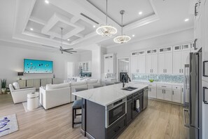 Private kitchen - 2023 Custom Built Inland Home | Pool & Spa (Marco Island)
