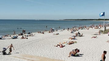 Sun-loungers, beach towels