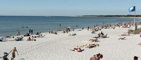 Sun-loungers, beach towels