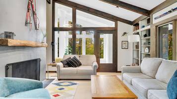 TV connectée, cheminée, jeux vidéo, chaßne hi-fi