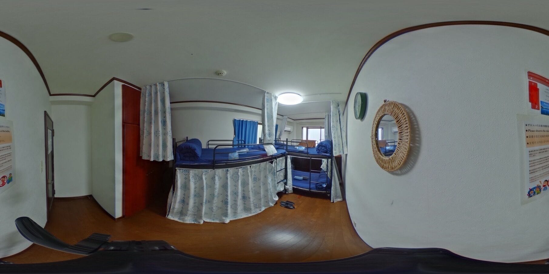 Men's dormitory, Room Fuji | Blackout drapes, iron/ironing board, free WiFi, bed sheets