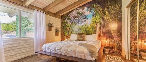 4 habitaciones, tabla de planchar con plancha y cuna de viaje