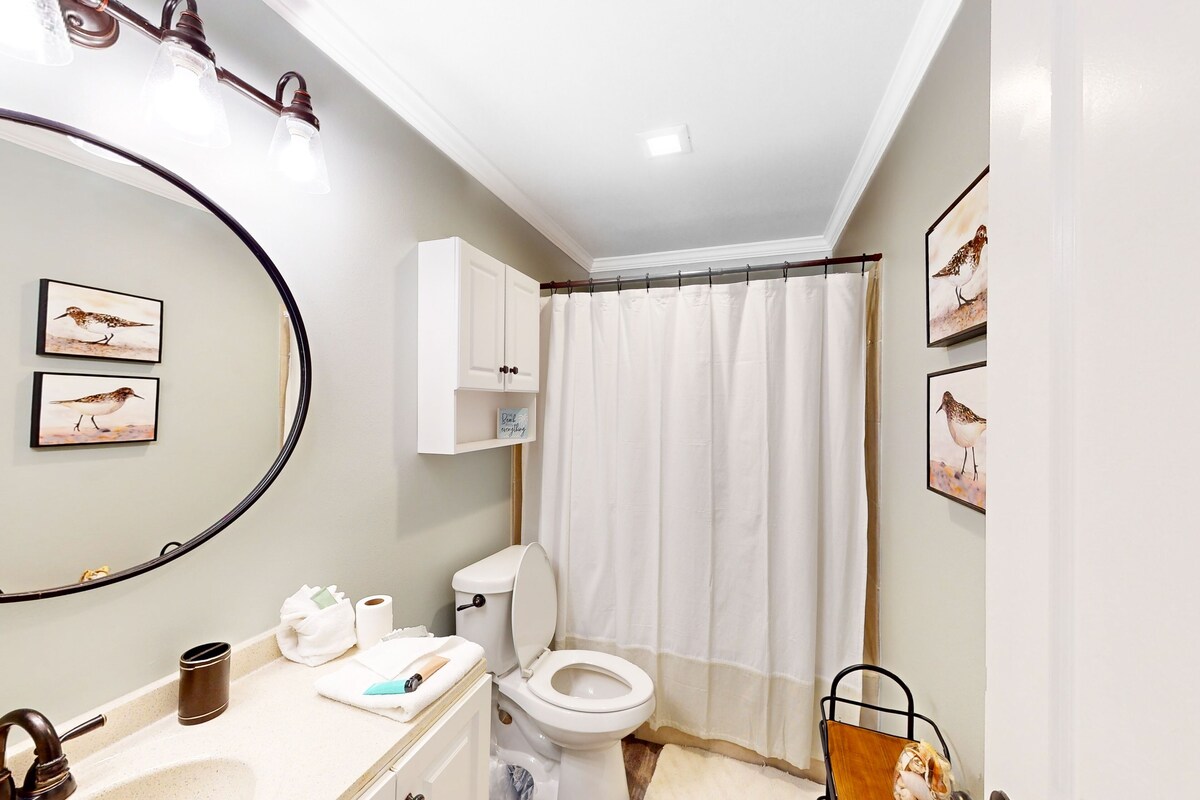 Photo 11 of Dog-friendly charming beach condo with pool, hot tub, sauna, deck & water access