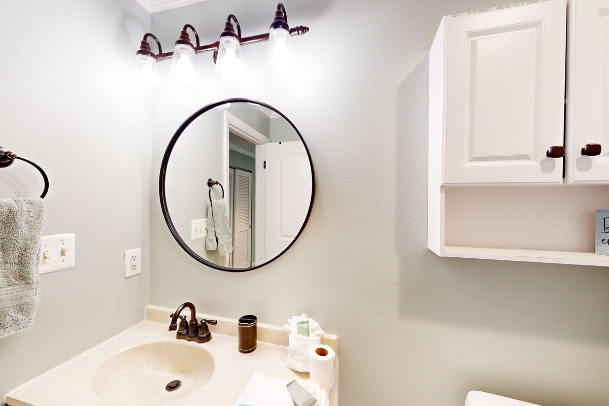 Photo 12 of Dog-friendly charming beach condo with pool, hot tub, sauna, deck & water access