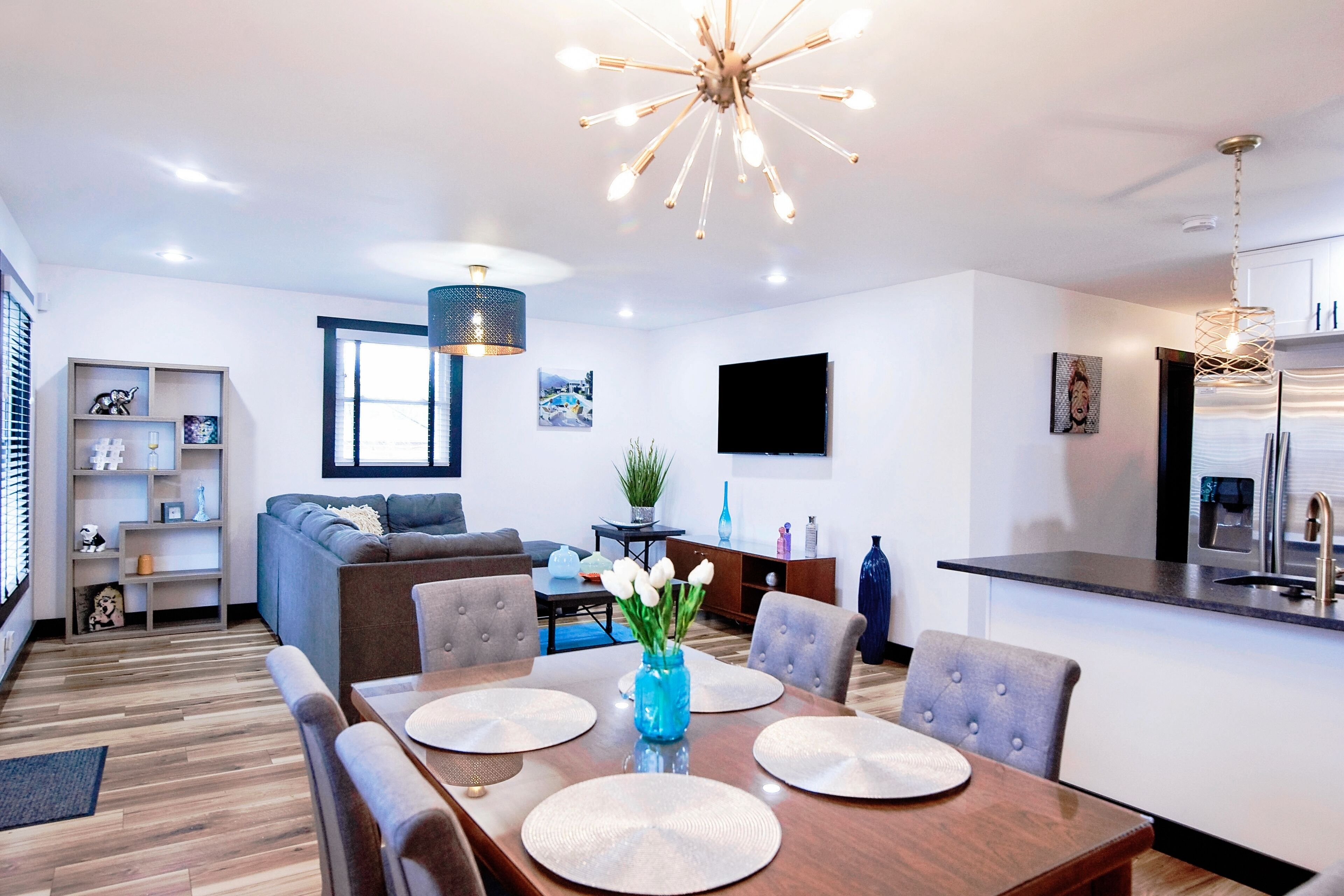 Charming, modern home in the heart of Nashville with inviting deck & W/D