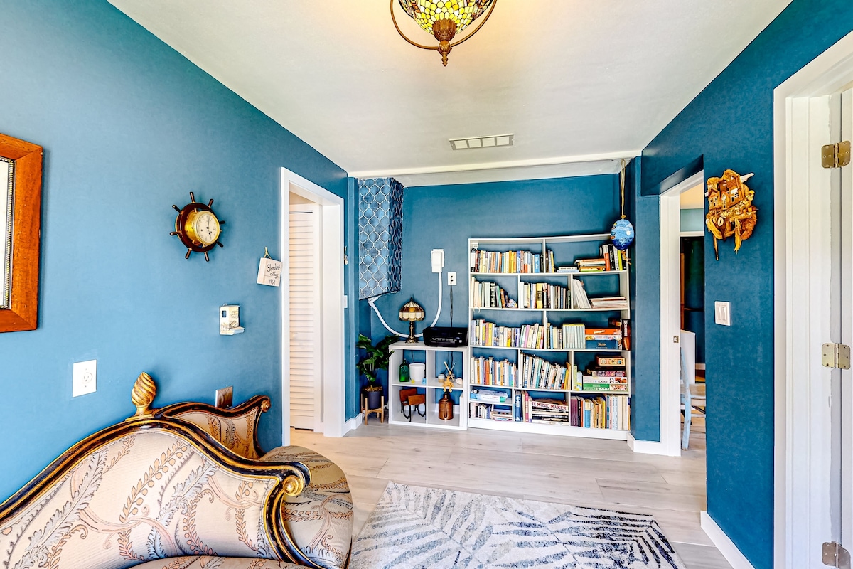 Photo 17 of Enchanting dog-friendly beach bungalow with patio, fireplace, deck, AC, & W/D